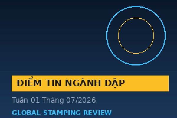Điểm Tin Ngành Dập Thế Giới Đầu Tháng 07/2026: Servo Press, Dư Thừa Thép & Thị Trường 374 Tỷ USD