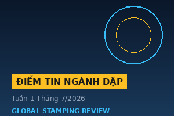 Điểm Tin Ngành Dập Thế Giới Tuần 1 Tháng 7/2026: Đơn Hàng Phục Hồi, Tự Động Hóa Tăng Tốc